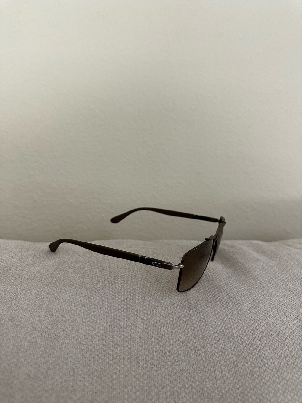 Persol Brown Gradient Lens Metal Frame Sunglasses - Picture 7 of 8